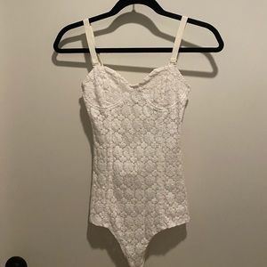 Forever 21 White Bodysuit